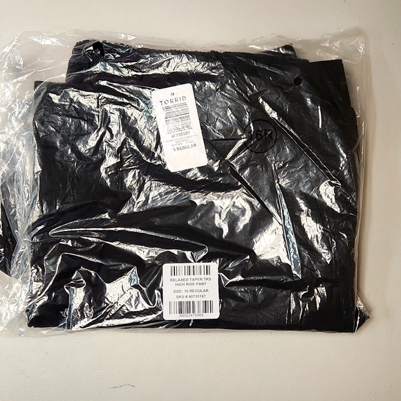 ❤️NWT VINTAGE TORRID TWILL PANTS - HIGH RISE COMFORT FLEX WAIST - PLUS SIZE - Picture 3 of 9